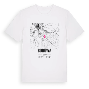Borowa karta t-shirt – ekologisk bomull t-shirt från Pinshirt