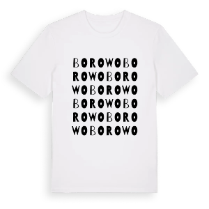 Borowo ordlek t-shirt – ekologisk bomull t-shirt från Pinshirt