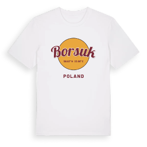Borsuk cirkel t-shirt – ekologisk bomull t-shirt från Pinshirt
