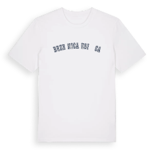 Brzeźnica Książęca college t-shirt – ekologisk bomull t-shirt från Pinshirt