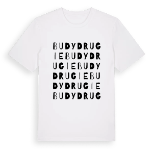 Budy Drugie ordlek t-shirt – ekologisk bomull t-shirt från Pinshirt