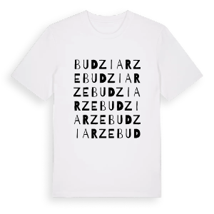 Budziarze ordlek t-shirt – ekologisk bomull t-shirt från Pinshirt