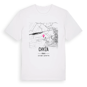 Chyża karta t-shirt – ekologisk bomull t-shirt från Pinshirt