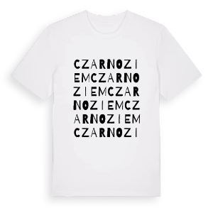 Czarnoziem ordlek t-shirt – ekologisk bomull t-shirt från Pinshirt
