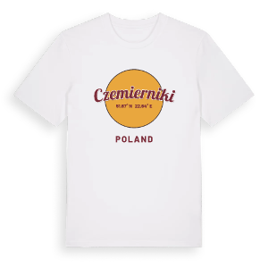 Czemierniki cirkel t-shirt – ekologisk bomull t-shirt från Pinshirt