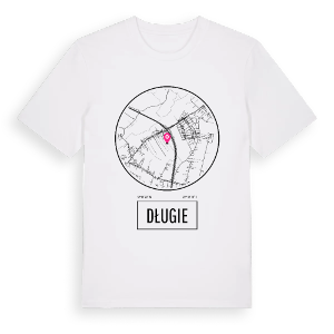 Długie t-shirt – ekologisk bomull t-shirt från Pinshirt