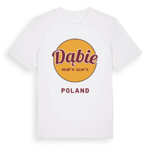 Dąbie cirkel t-shirt – ekologisk bomull t-shirt från Pinshirt