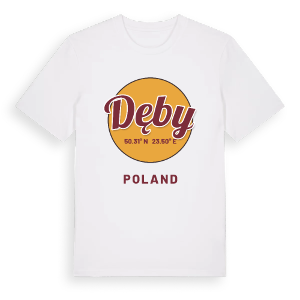 Dęby cirkel t-shirt – ekologisk bomull t-shirt från Pinshirt