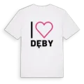 Jag älskar Dęby t-shirt stort tryck