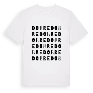 Dobre ordlek t-shirt – ekologisk bomull t-shirt från Pinshirt