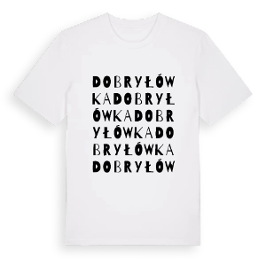 Dobryłówka ordlek t-shirt – ekologisk bomull t-shirt från Pinshirt