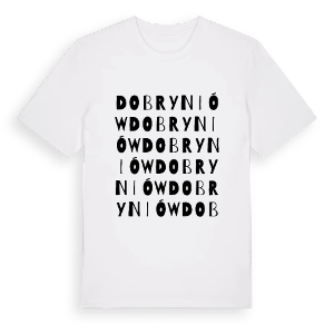 Dobryniów ordlek t-shirt – ekologisk bomull t-shirt från Pinshirt