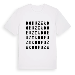 Dobużek ordlek t-shirt – ekologisk bomull t-shirt från Pinshirt