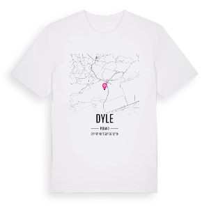 Dyle karta t-shirt – ekologisk bomull t-shirt från Pinshirt