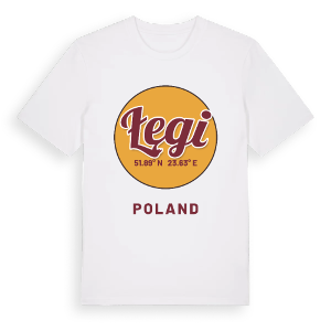 Łęgi cirkel t-shirt – ekologisk bomull t-shirt från Pinshirt