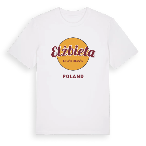Elżbieta cirkel t-shirt – ekologisk bomull t-shirt från Pinshirt
