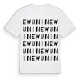 Ewunin ordlek t-shirt