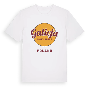 Galicja cirkel t-shirt – ekologisk bomull t-shirt från Pinshirt