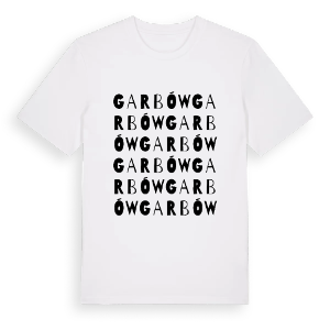 Garbów ordlek t-shirt – ekologisk bomull t-shirt från Pinshirt