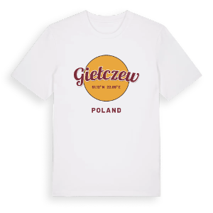 Giełczew cirkel t-shirt – ekologisk bomull t-shirt från Pinshirt