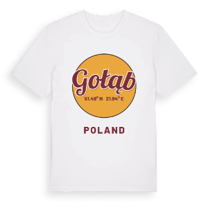 Gołąb cirkel t-shirt – ekologisk bomull t-shirt från Pinshirt
