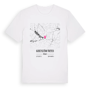 Godziszów Trzeci karta t-shirt – ekologisk bomull t-shirt från Pinshirt