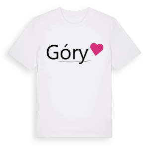 Góry hjärta t-shirt – ekologisk bomull t-shirt från Pinshirt