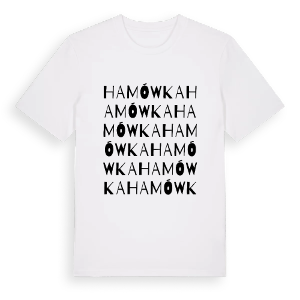 Hamówka ordlek t-shirt – ekologisk bomull t-shirt från Pinshirt