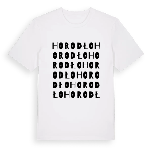 Horodło ordlek t-shirt – ekologisk bomull t-shirt från Pinshirt