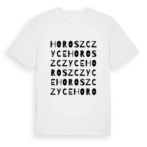 Horoszczyce ordlek t-shirt – ekologisk bomull t-shirt från Pinshirt