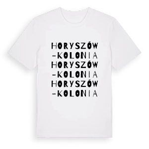 Horyszów-Kolonia ordlek t-shirt – ekologisk bomull t-shirt från Pinshirt