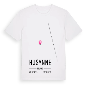 Husynne karta t-shirt – ekologisk bomull t-shirt från Pinshirt