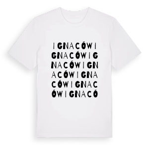 Ignaców ordlek t-shirt – ekologisk bomull t-shirt från Pinshirt
