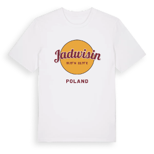 Jadwisin cirkel t-shirt – ekologisk bomull t-shirt från Pinshirt