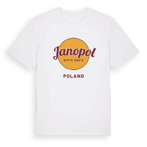 Janopol cirkel t-shirt – ekologisk bomull t-shirt från Pinshirt