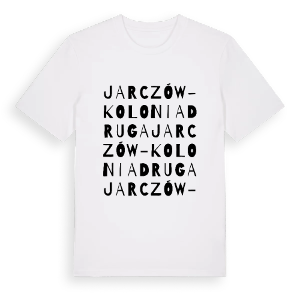 Jarczów-Kolonia Druga ordlek t-shirt – ekologisk bomull t-shirt från Pinshirt