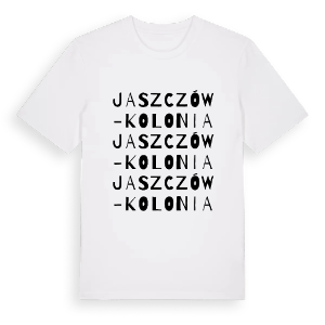 Jaszczów-Kolonia ordlek t-shirt – ekologisk bomull t-shirt från Pinshirt