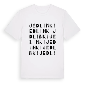 Jedlinki ordlek t-shirt – ekologisk bomull t-shirt från Pinshirt