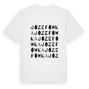 Józefówka ordlek t-shirt – ekologisk bomull t-shirt från Pinshirt
