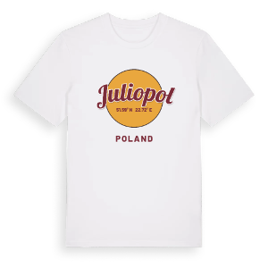 Juliopol cirkel t-shirt – ekologisk bomull t-shirt från Pinshirt