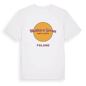 Kłodnica Górna cirkel t-shirt – ekologisk bomull t-shirt från Pinshirt