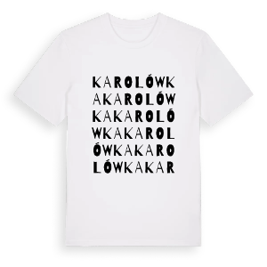 Karolówka ordlek t-shirt – ekologisk bomull t-shirt från Pinshirt