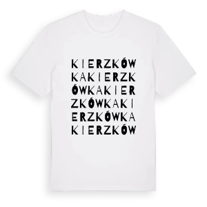 Kierzkówka ordlek t-shirt – ekologisk bomull t-shirt från Pinshirt