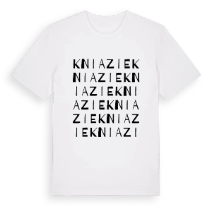Kniazie ordlek t-shirt – ekologisk bomull t-shirt från Pinshirt