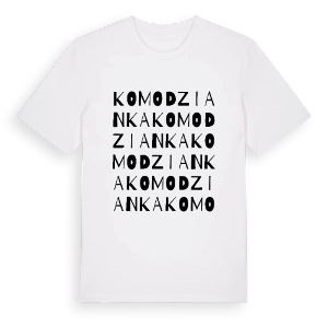 Komodzianka ordlek t-shirt – ekologisk bomull t-shirt från Pinshirt
