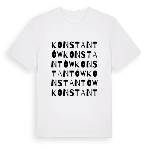 Konstantów ordlek t-shirt – ekologisk bomull t-shirt från Pinshirt