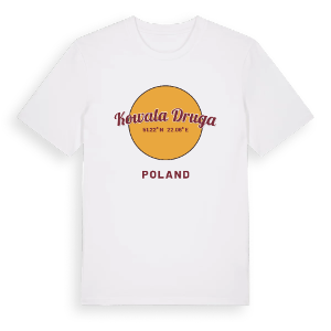Kowala Druga cirkel t-shirt – ekologisk bomull t-shirt från Pinshirt