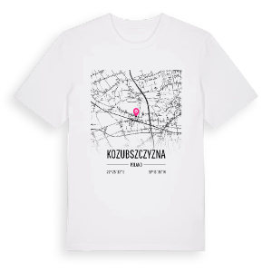 Kozubszczyzna karta t-shirt – ekologisk bomull t-shirt från Pinshirt