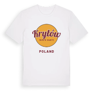 Kryłów cirkel t-shirt – ekologisk bomull t-shirt från Pinshirt