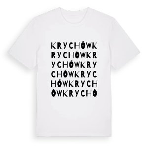 Krychów ordlek t-shirt – ekologisk bomull t-shirt från Pinshirt